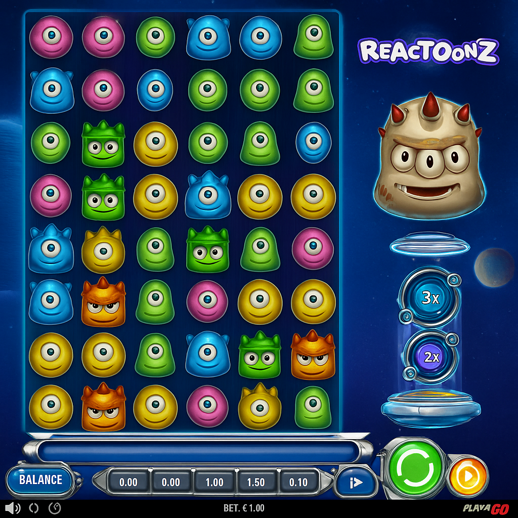 NovaDreams - Reactoonz Slot Game by Play'n GO