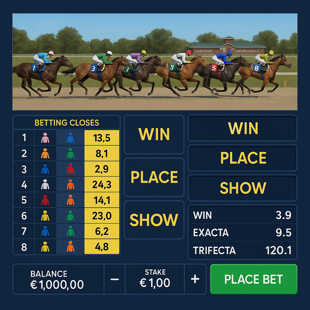 NovaDreams - Horse Racing Betting with Cash Out
